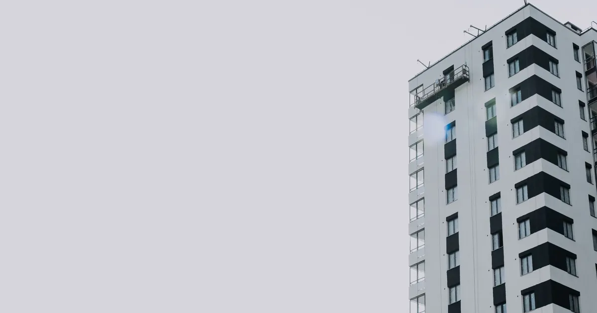 Apartment building representing a real estate investment property
