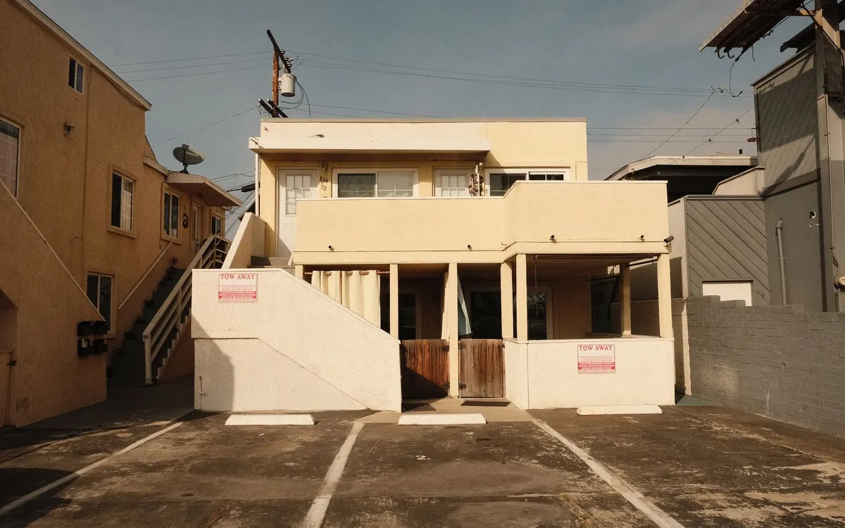 Vacant house after a distressed sale